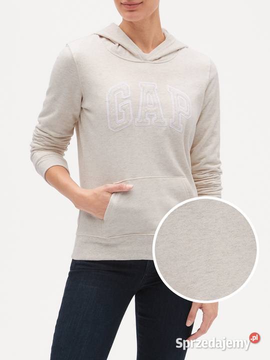 Gap bluza damska M capucino kremowa z USA Inny materiał mazowieckie Marki