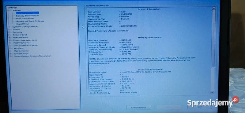 Dell latitude 3550 8gb0gb Lublin
