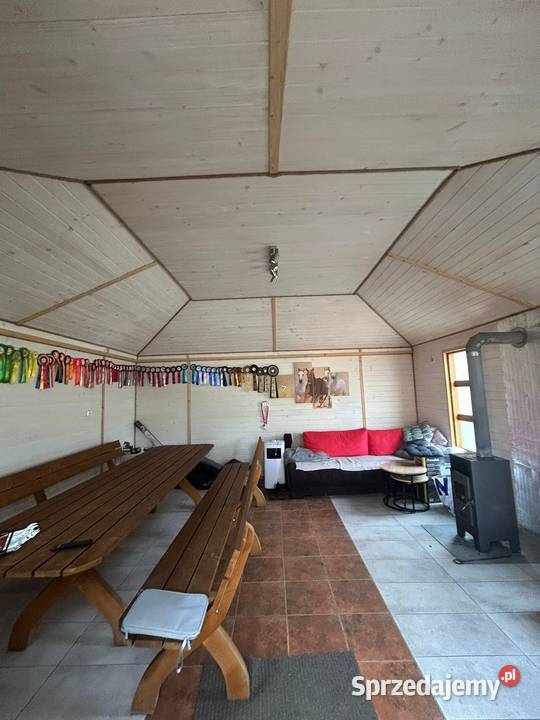 Domek 5 x 5 drewniany ocieplany w całości z