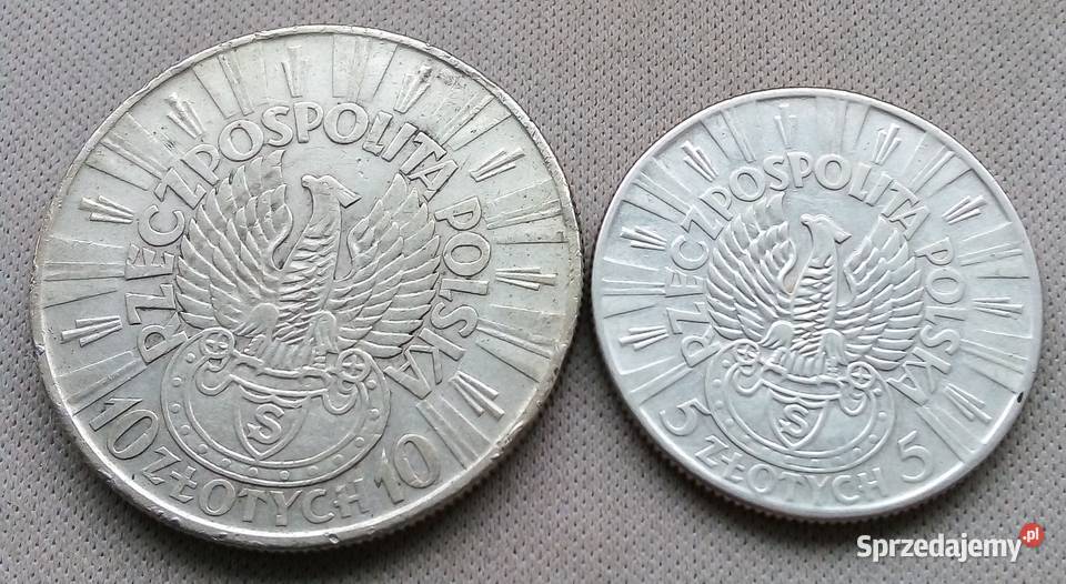 POLSKA10 5 1934 rSREBRO 750 ORZEŁ STRZELECKI Legionowo