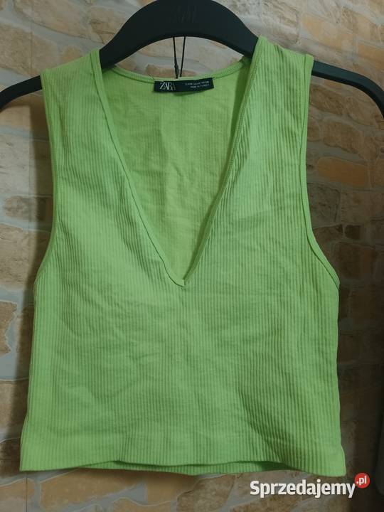 38M Zara Neonowy top fitness biustonosz sportowy Kraków