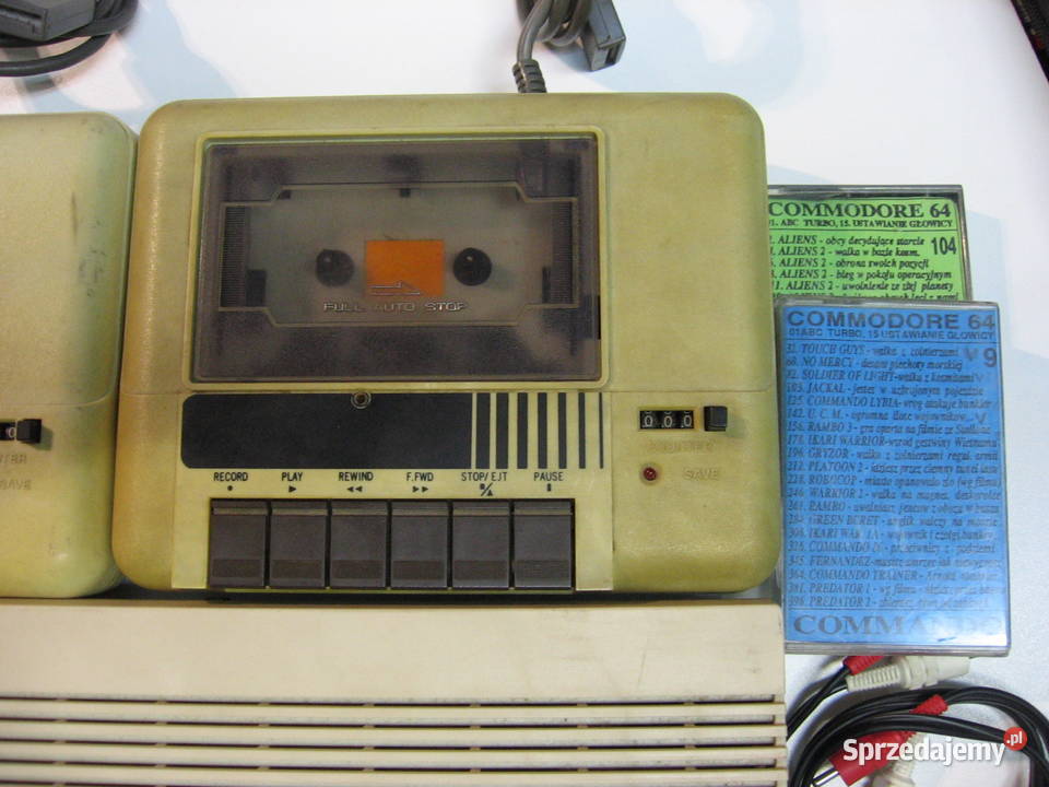 Comodore 64 KOMPUTER ZASILACZ MAGNETOFON PAD Opole
