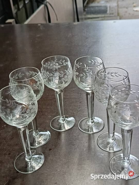 Stare kieliszki 6 Porcelana i szkło Warszawa
