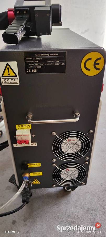 Laser czyszczący oczyszczarka laserowa Bielsk Podlaski