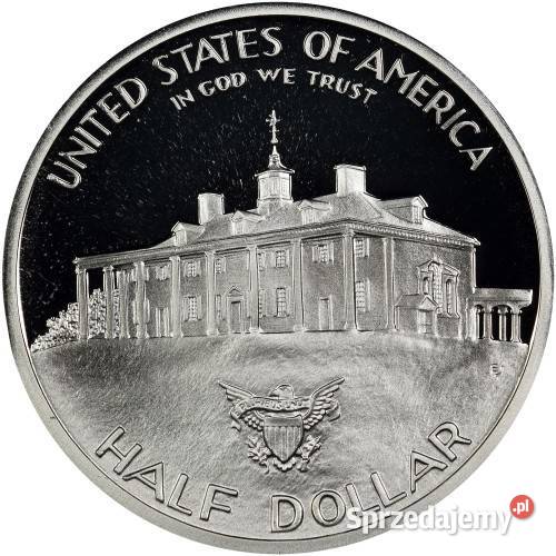 1982D Nieobwodowy George Washington Silver Numizmatyka Warszawa