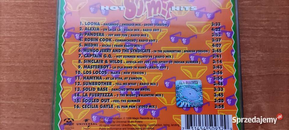 Hot Summer Hits Various 1999 Gliwice sprzedam