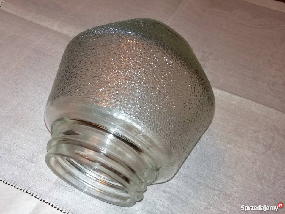 Stary szklany klosz kula wczesny PRL super do mazowieckie Warszawa