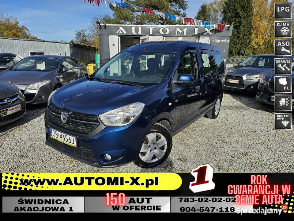 Dacia Dokker 16102 LPGSalon KlimaHak 5 os gniazdo AUX Świdnica