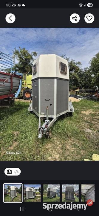 Przyczepa do koni Do przewozu koni wielkopolskie Ceków