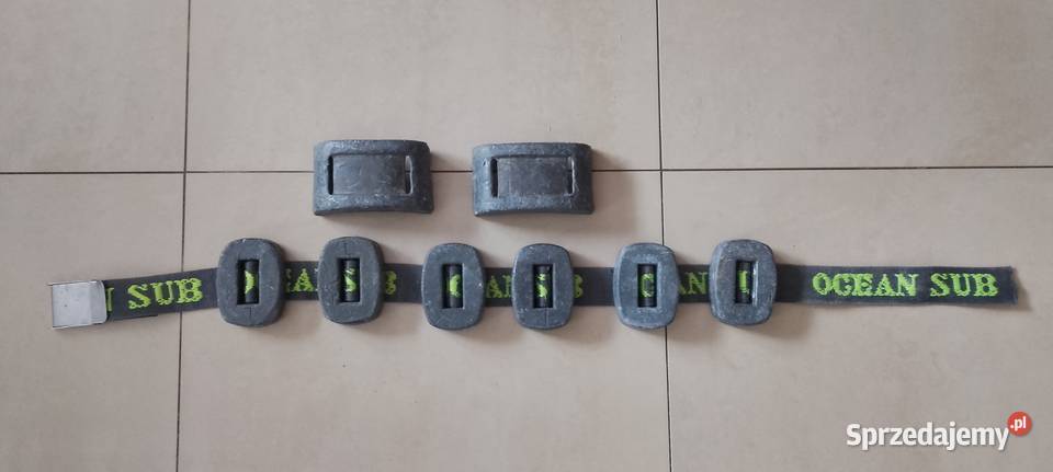 Pas nurkowy z obciaznikami sprzedam