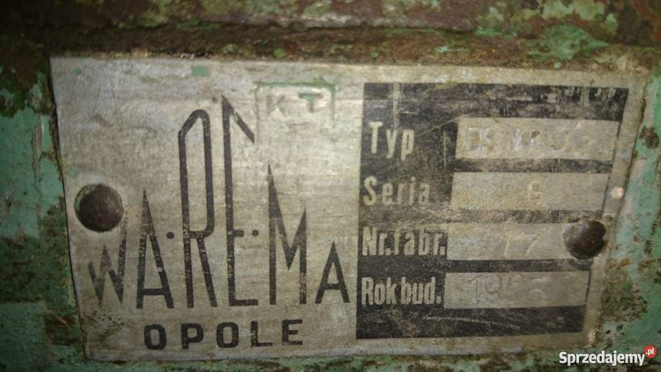 Strugarkowyrówniarka Warema DSWA63 heblarka Narzędzia dolnośląskie Słup