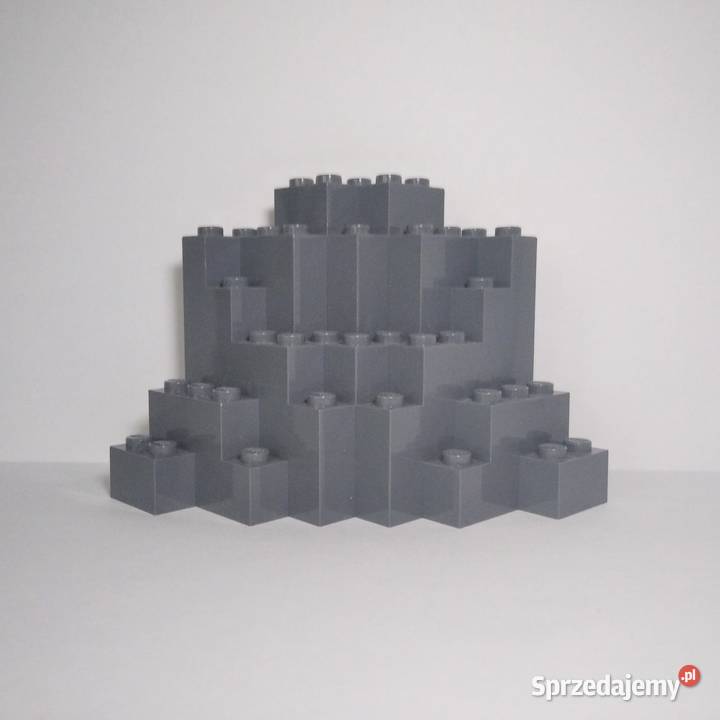 Lego Skała 8x8x6 Dark Bluish Grey Klocki małopolskie Kłaj