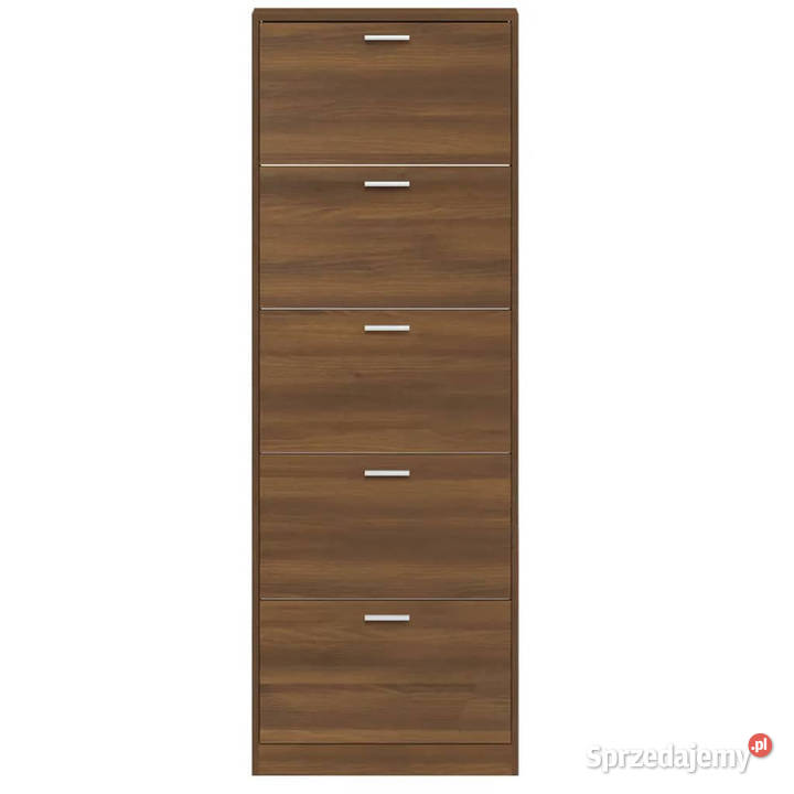 Półka na buty brązowy dąb 59x17x169 WM342517 sprzedam