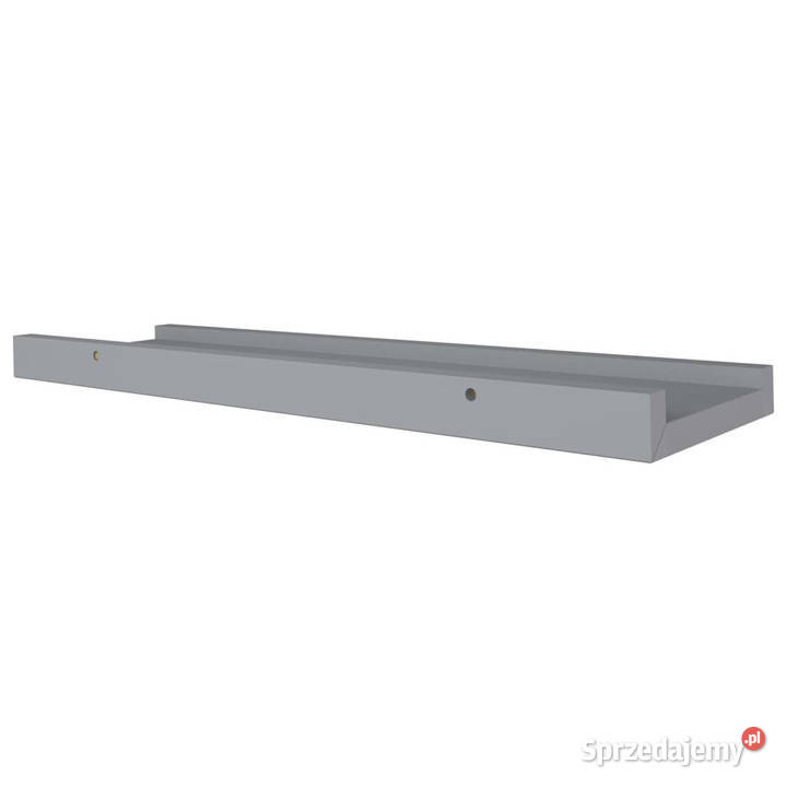 Półki ścienne na zdjęcia 2 szare 40x9x3 MDF Półki mazowieckie Warszawa