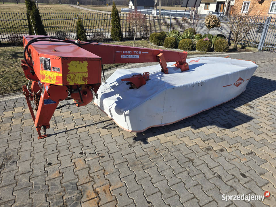 Kosiarka dyskowa KUHN GMD 702 280 m wałki dysk Wizna sprzedam