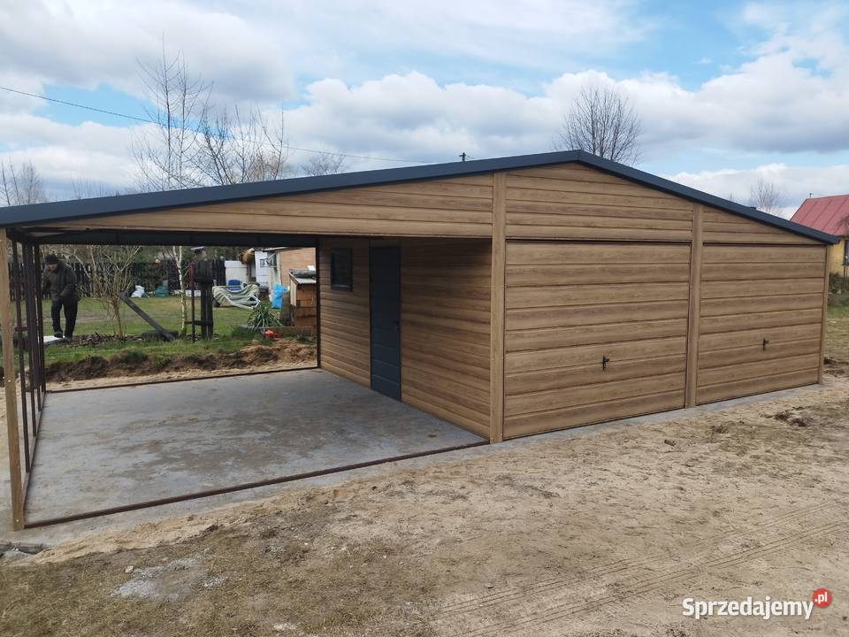 Garaż 3x5 Garaże blaszane Hale Wiaty Domki mazowieckie Sierpc