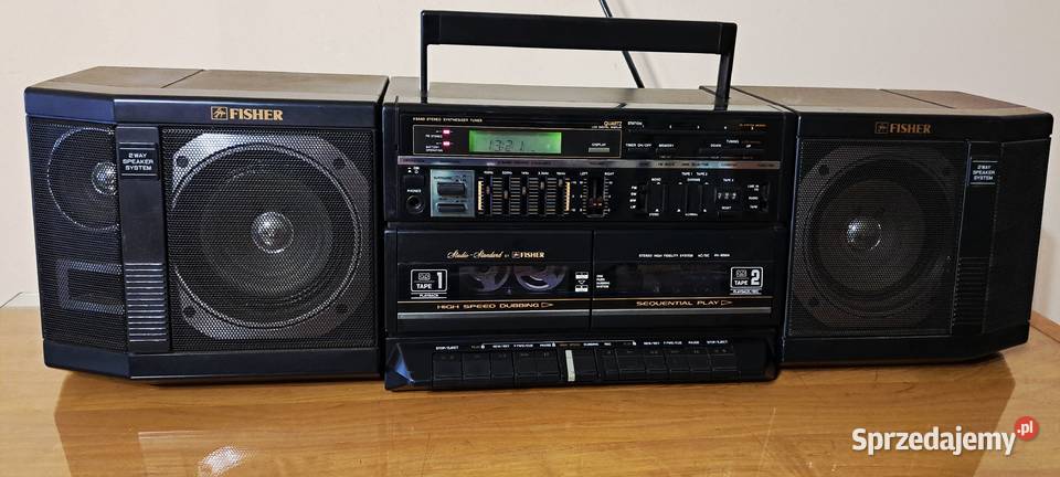 Wieki boombox Fisher PHW804L sprawny Krotoszyn sprzedam