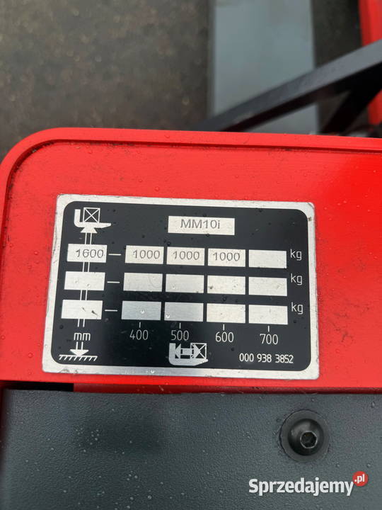 Paleciak elektryczny wózek paletowy LINDE MM10i Działoszyn sprzedam