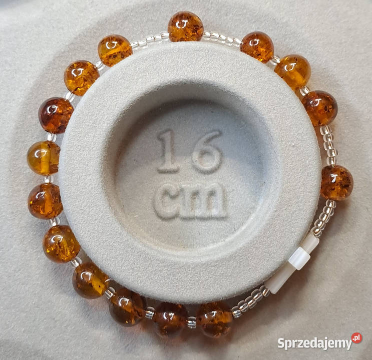 Bransoletka różaniec dziesiątka różańca BURSZTYN Warszawa sprzedam