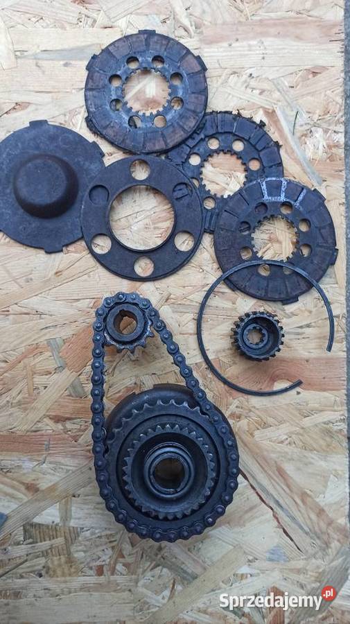 Wsk 125 kosz sprzęgła łańcuch zabierak docisk