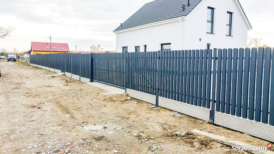 Sztachety metalowe wzór Emka różne kolory Pabianice