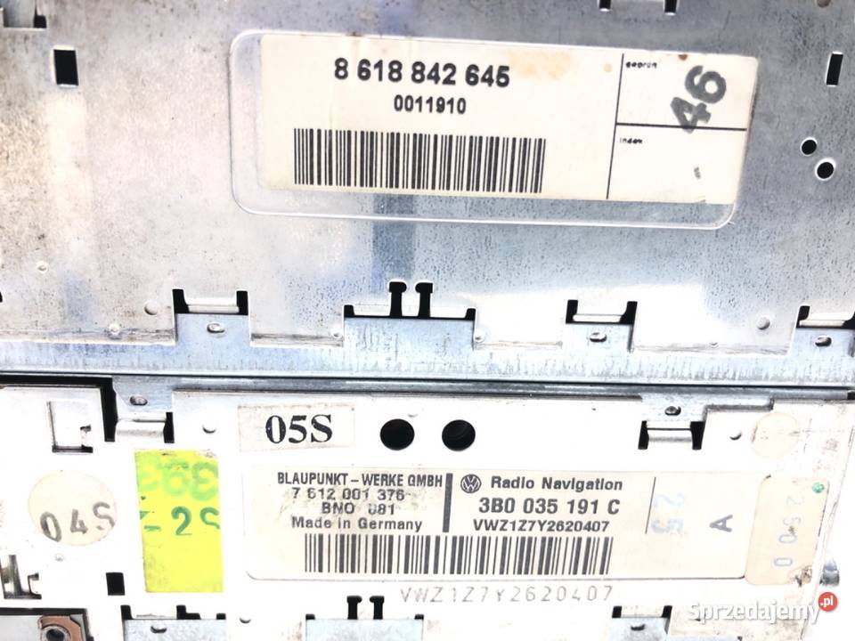 RADIO NAWIGACJA VW PASSAT B5 3B0035191C 9701
