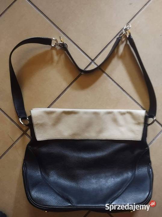 Anne Klein duża torba shopper z naturalnej skóry Gliwice