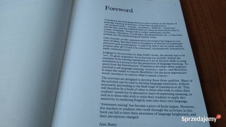 Translation Alan Duff Resource Books for Gdańsk