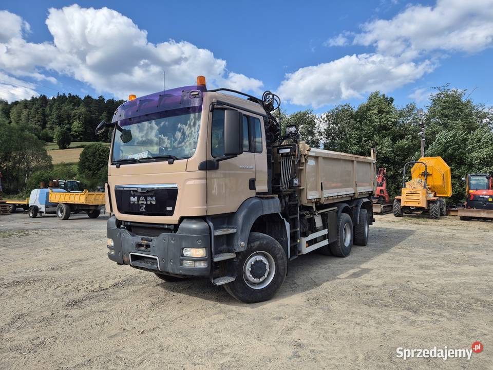 MAN TGS 26400 6x6 HDS HIAB 144 DS2 DUO Wywrot małopolskie Rabka-Zdrój sprzedam