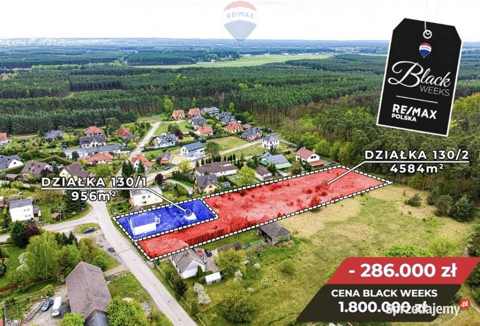 Potencjał inwestycyjny łącznie 5540 m Łężyca 40m Grunty i działki