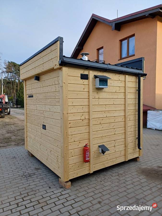 Sauna ogrodowa Premium izolowana piec na drewno mazowieckie Płock