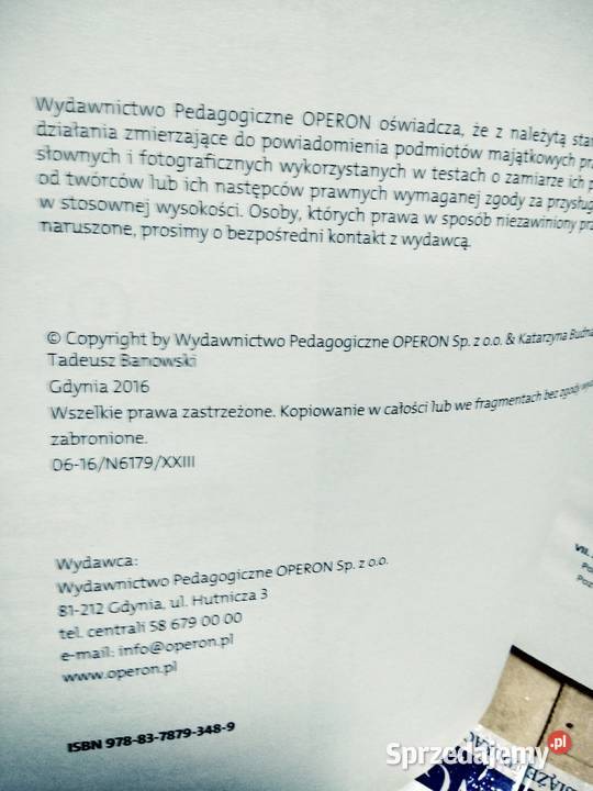 Język polski vademecum maturzysty operon Antykwariat Warszawa