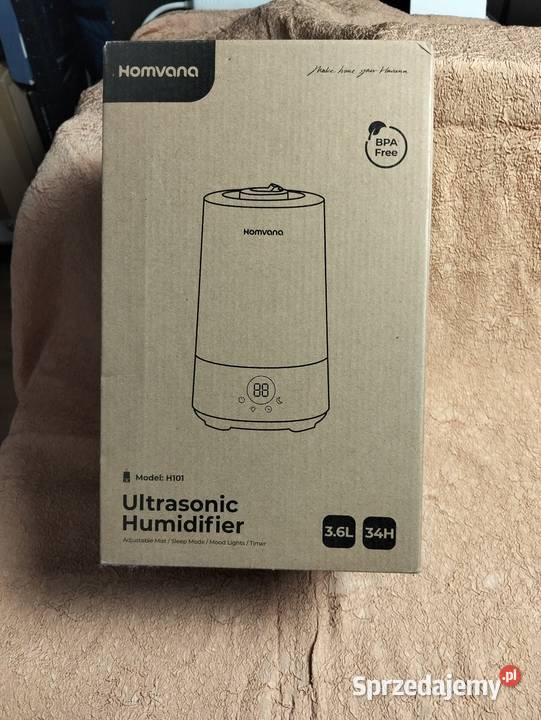 Nawilżacz powietrza Homvana H101 36L Dyfuzor i Łódź