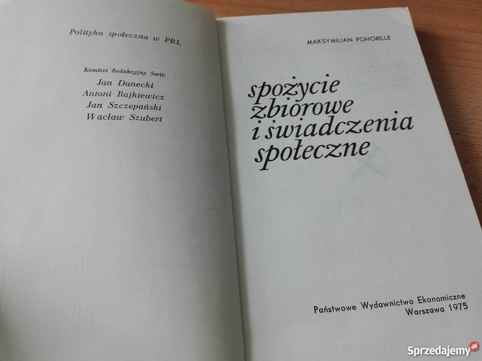 Spożycie zbiorowe i świadczenia społeczne M Rok wydania 1975 pomorskie Gdańsk