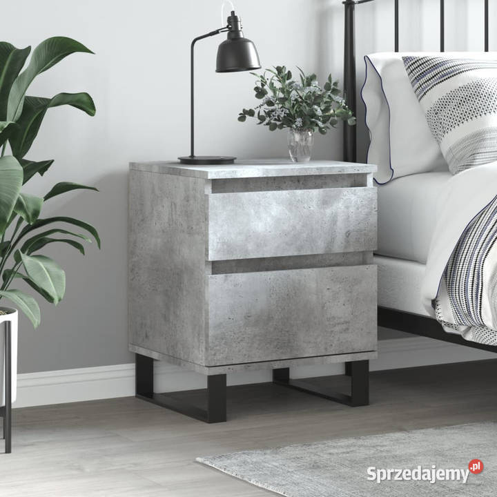 Szafka nocna szarość betonu 40x35x50 WM830692 Warszawa