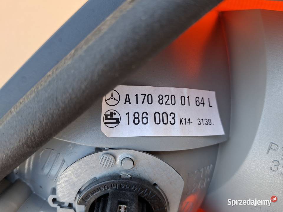 MERCEDES SLK R170 W170 LAMPA LEWY TYŁ LEWA TYLNA Lampy tylne Bieleń