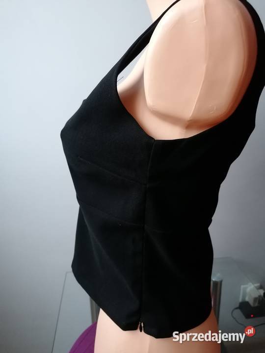 DAMSKI CZARNY TOP EVIE CLOTHING RUK 10 EUR 38M czarny Łódź sprzedam