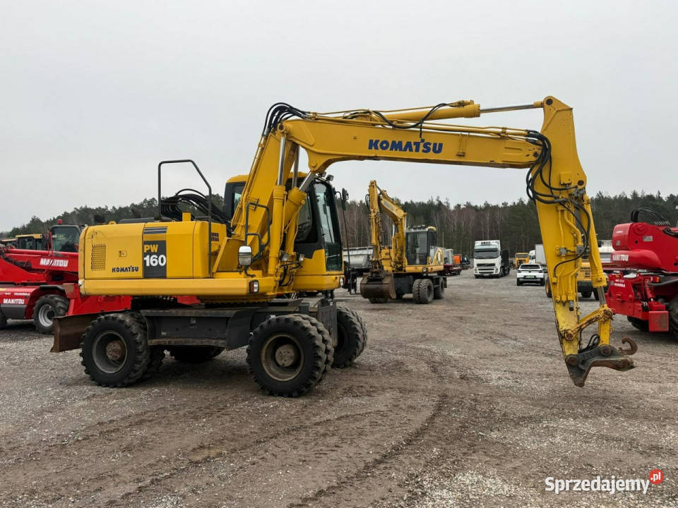 kołowa Komatsu PW1607H Szybko Złącze Sprawna Widełki