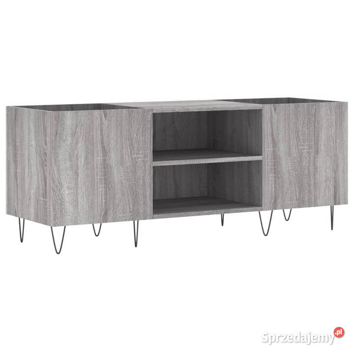 Szafka na płyty szary dąb sonoma 121x38x48 mazowieckie Warszawa
