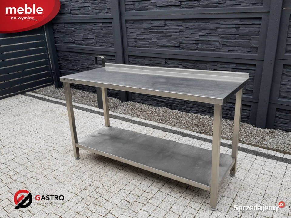 Stół gastronomiczny z półką stal nierdzewna wym Ostrów Wielkopolski sprzedam