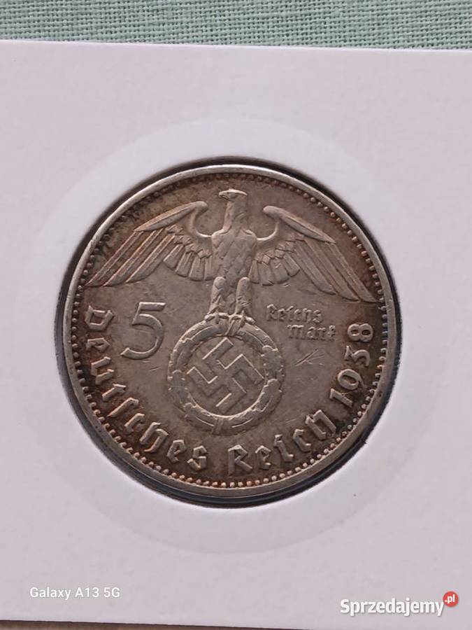 5 Marek Niemcy 1938 rPaul von Hindenburg menA 3 Konin