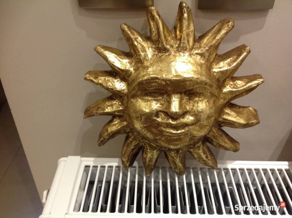 Dekoracja Ścienna Złote Słońce Nowa Sól