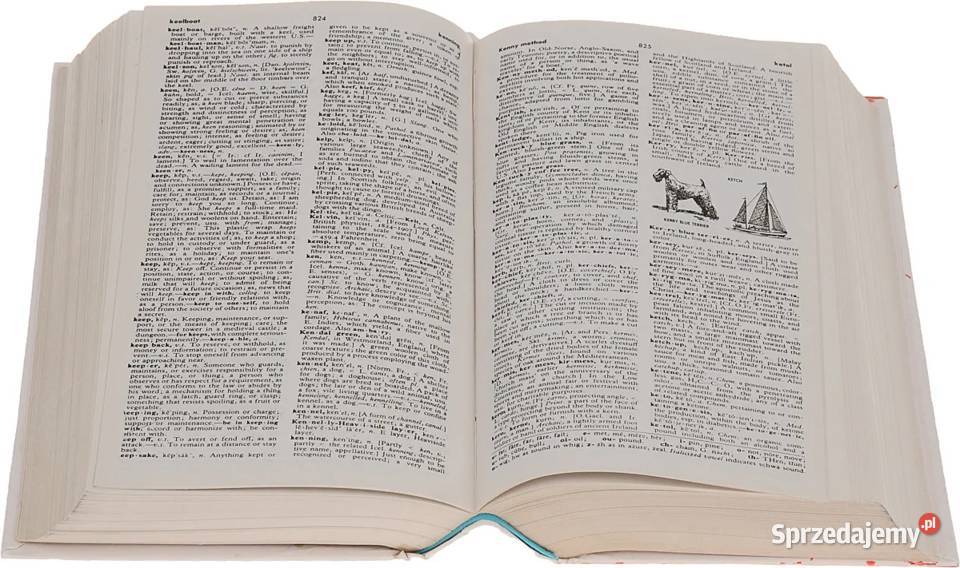 Gigantyczny słownik WEBSTERS DICTIONARY 1820 mazowieckie Warszawa