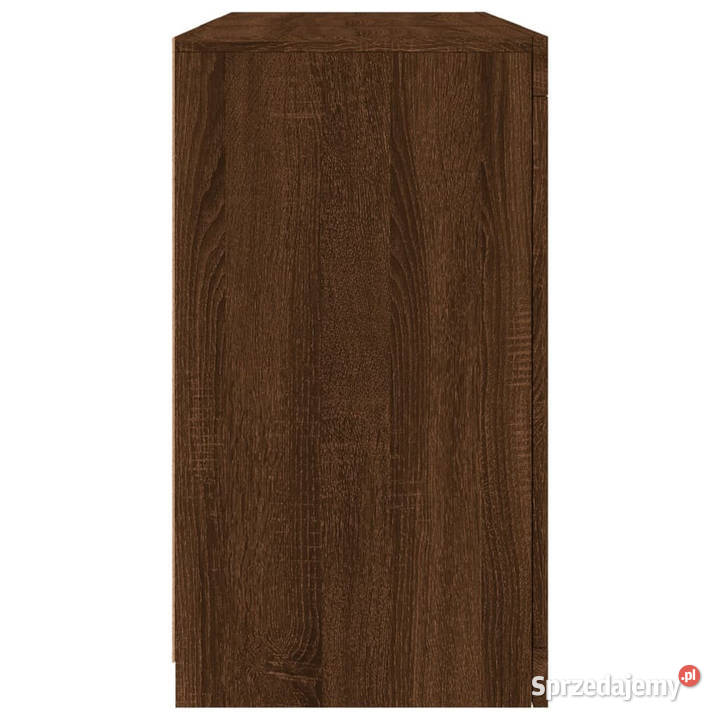 Szafka z oświetleniem LED brązowy dąb 123x37x67