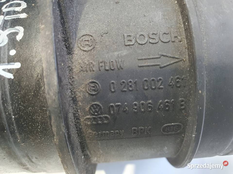 Seat Toledo II 20 TDI PRZEPŁYWOMIERZ POWIETRZA osobowe