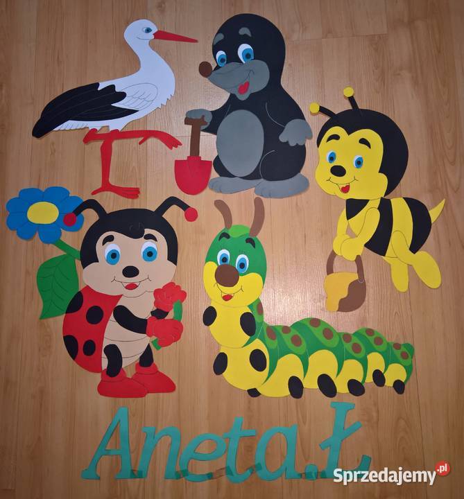 Dekoracje wiosenne z brystolu dwustronne Pozostałe mazowieckie sprzedam