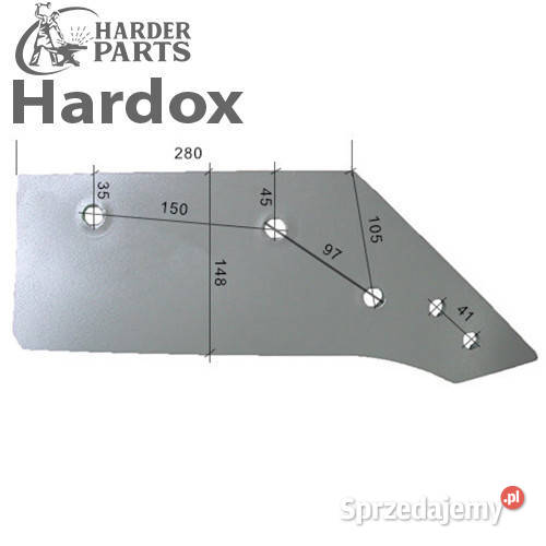 Lemiesz 12 300ha HARDOX 053085P do pługa Suwałki