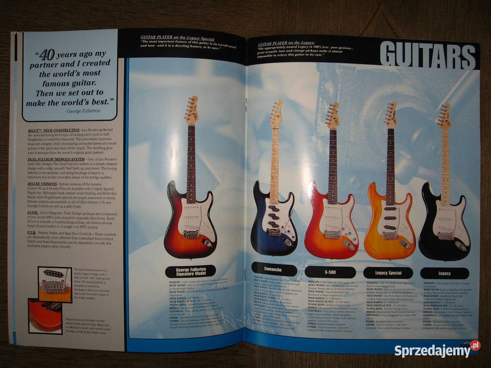 GL Guitars Basses catalog katalog gitar Gitary i akcesoria Kępice