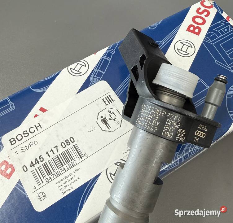 Wtryskiwacz Nowy Bosch 0445117080 Audi VW Miszewo