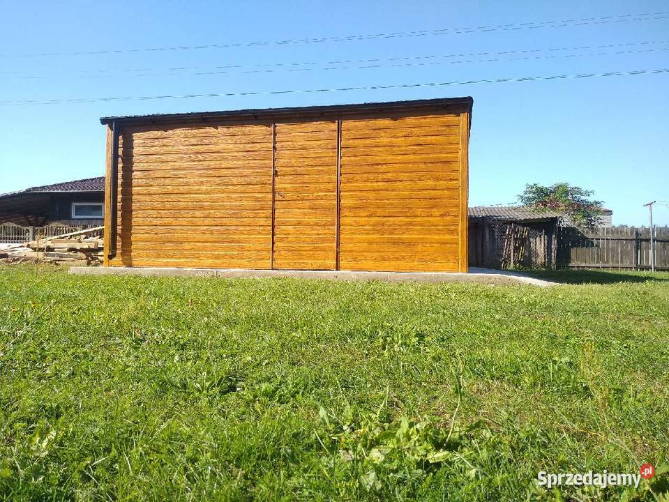 Garaż blaszany dwuspadowy 7x5 Sandomierz